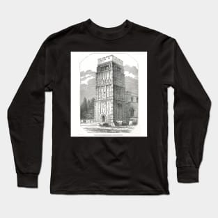 Tower of Earl's Barton Church, Northamptonshire, England Long Sleeve T-Shirt